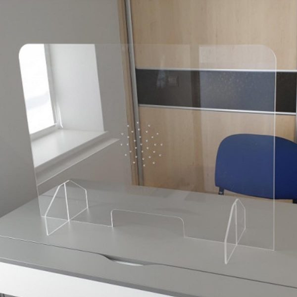 Protection de comptoir en plexiglass (2 dimensions)
